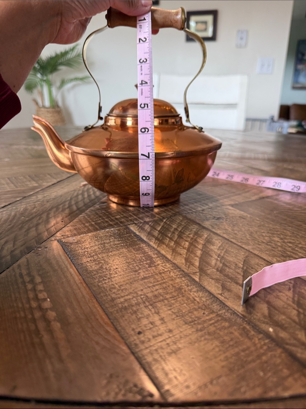 Copper Tea pot - Picture 9 of 10